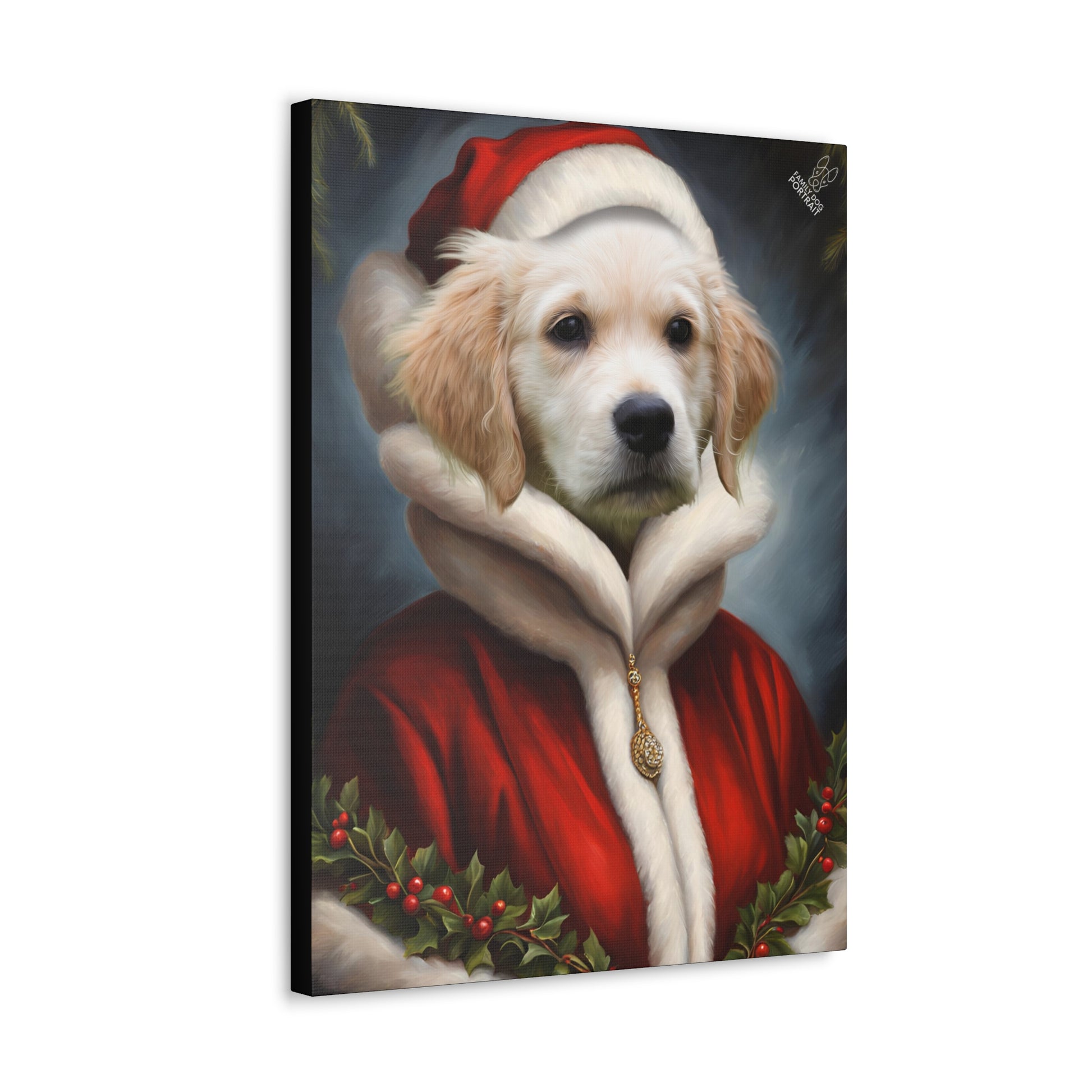 DogPortrait-Mrs.Claus-Side