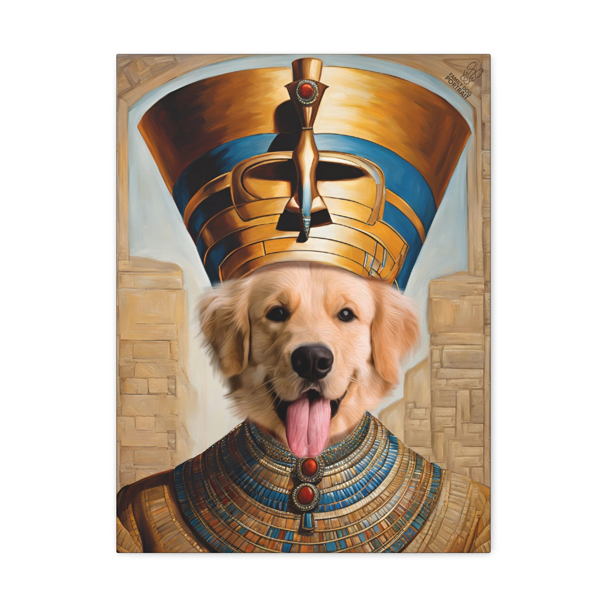 DogPortrait-QueenNefertiti-Front