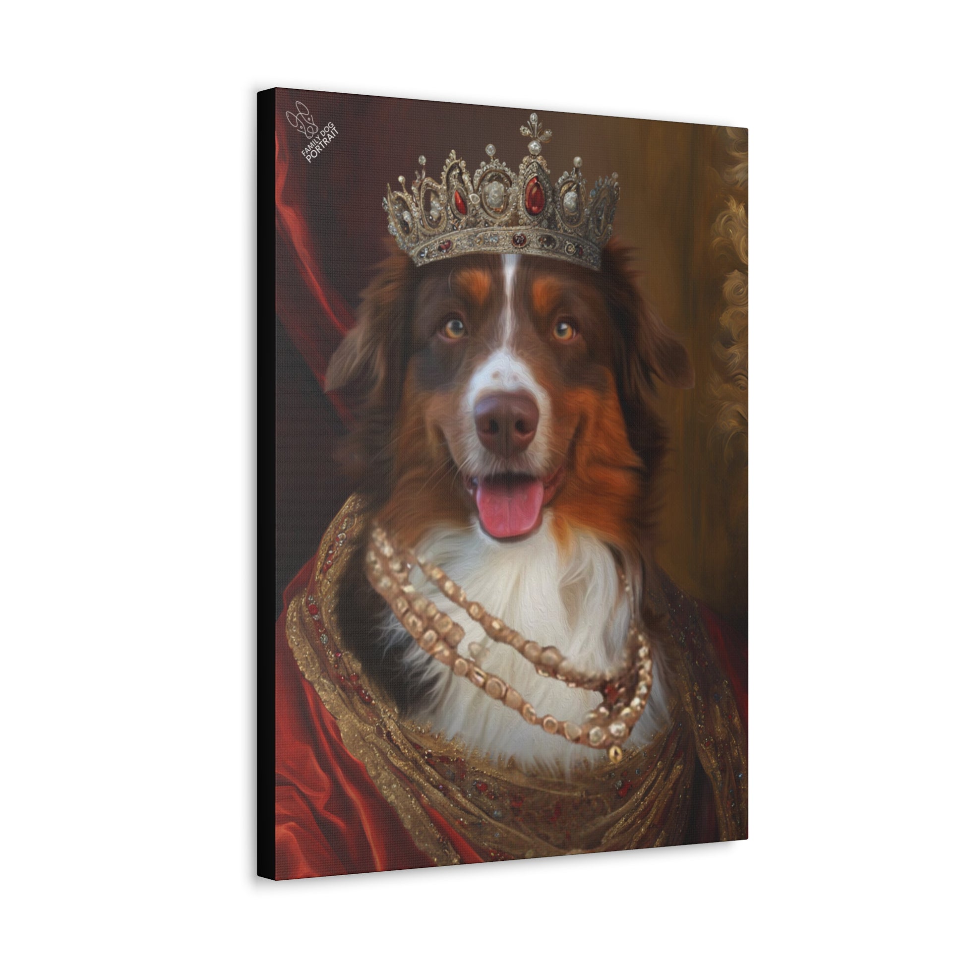 DogPortrait-TheCrownedQueen-Side