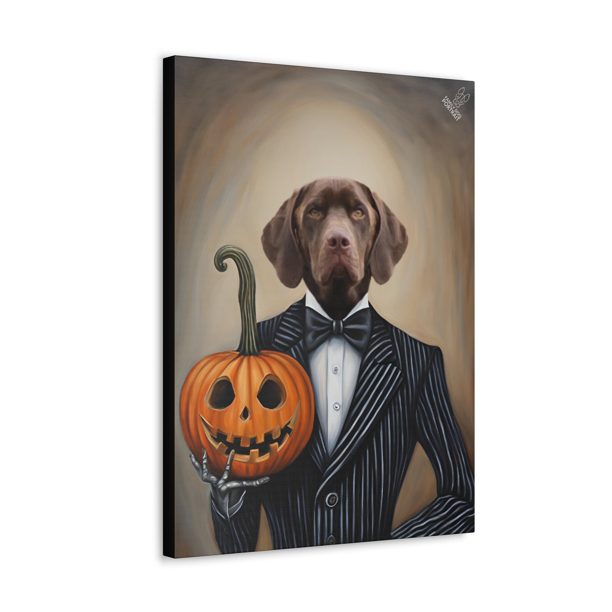 DogPortrait-ThePumpkinKing-Side